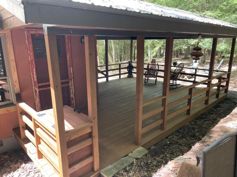 Deck and Porch Staining: outdoor project by Hammer Home Services in Western Pennsylvania