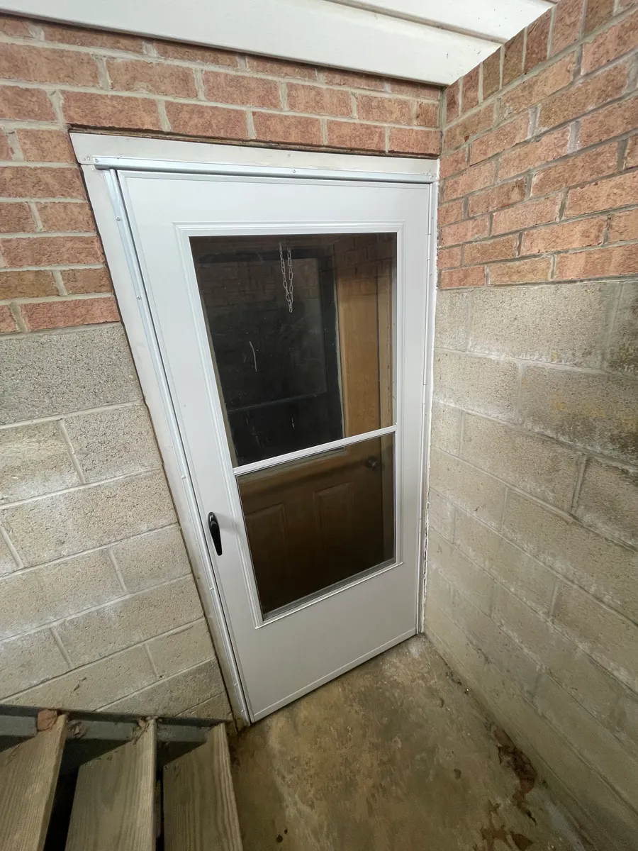 Basement Screen Door Replacement: basement project by Hammer Home Services in Western Pennsylvania