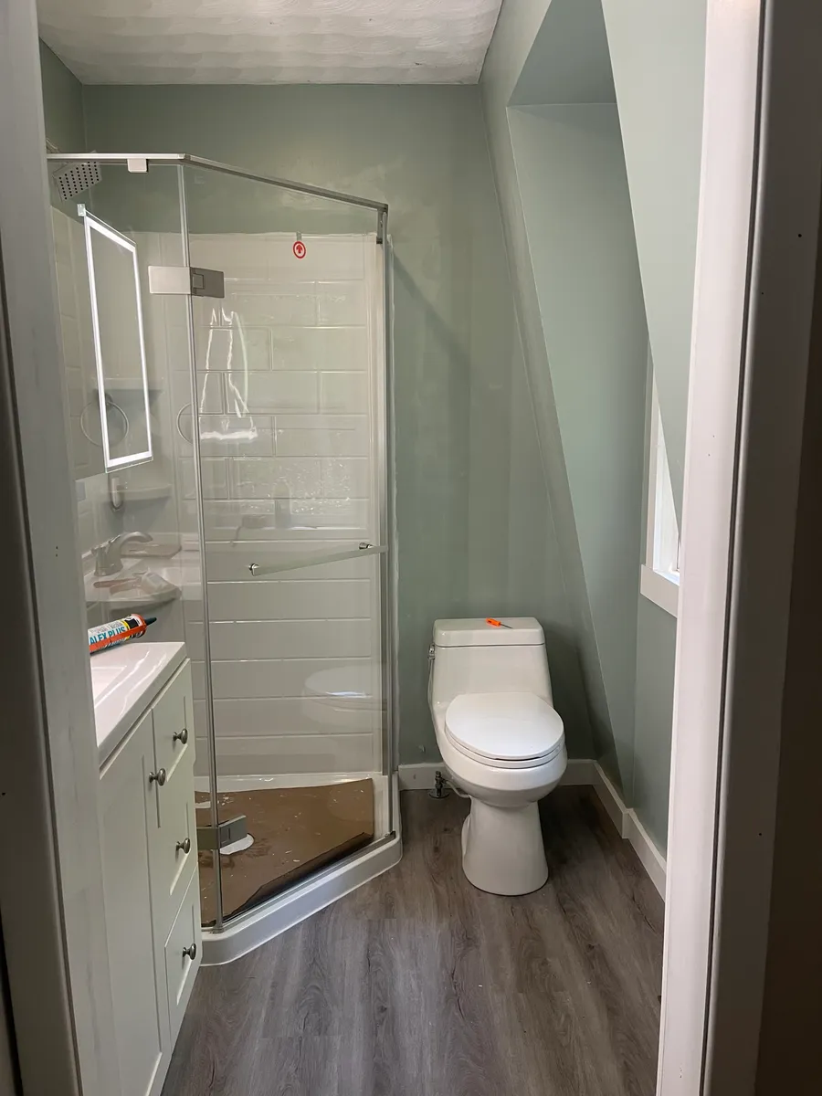 Bathroom Project: bathroom project by Hammer Home Services in Western Pennsylvania