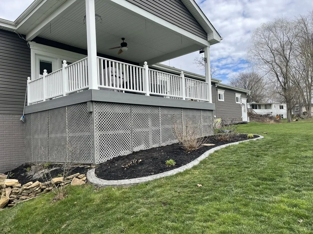 Lattice Installed completed by Hammer Home Services