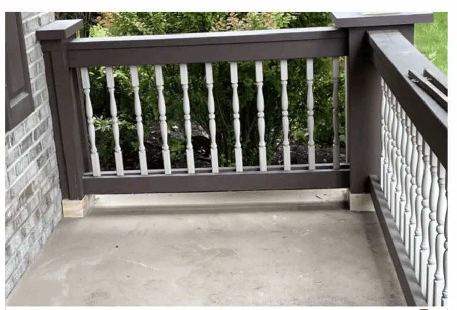 Rotted Front Porch: repairs project by Hammer Home Services in Western Pennsylvania