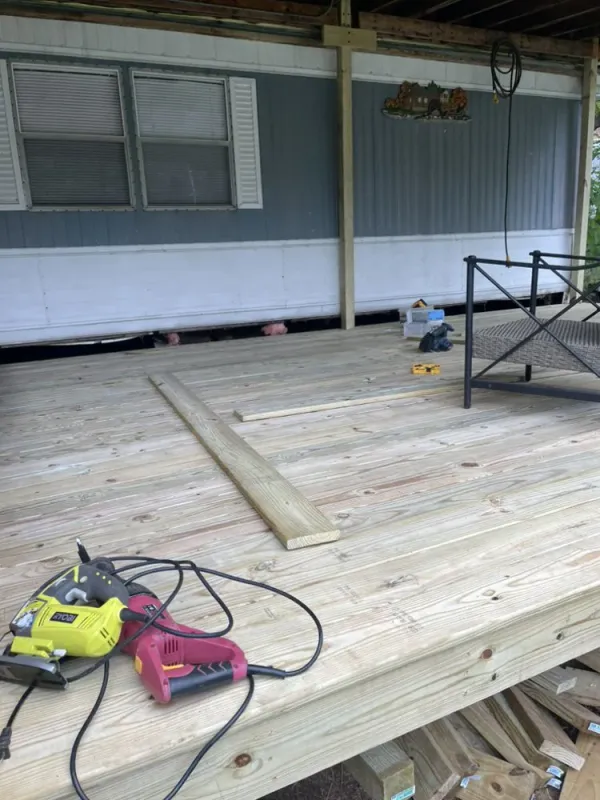 Photo of Little Deck Building outdoor project in Western Pennsylvania