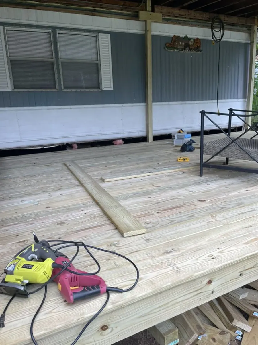 Little Deck Building: outdoor project by Hammer Home Services in Western Pennsylvania
