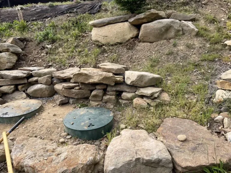 Rock Wall Landscaping: outdoor project by Hammer Home Services in Western Pennsylvania